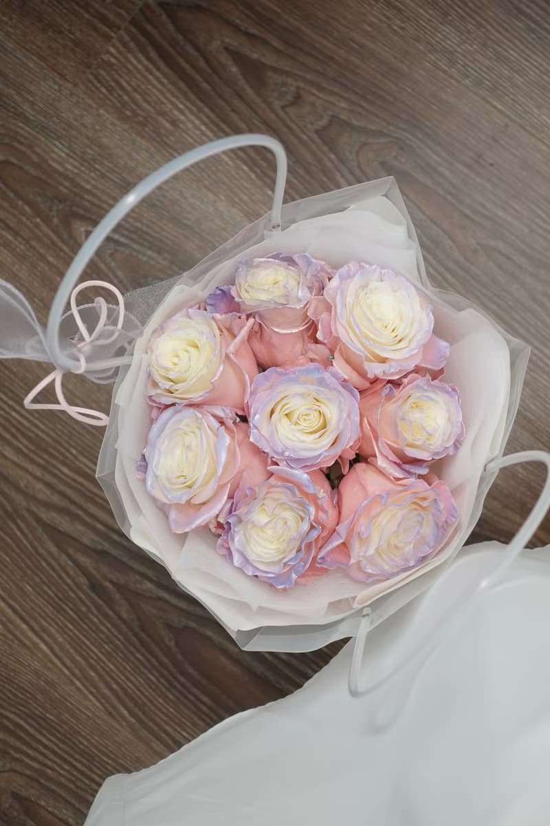 2025情人節 玫瑰花束 極光玫瑰 生日花束 求婚紀念日花束