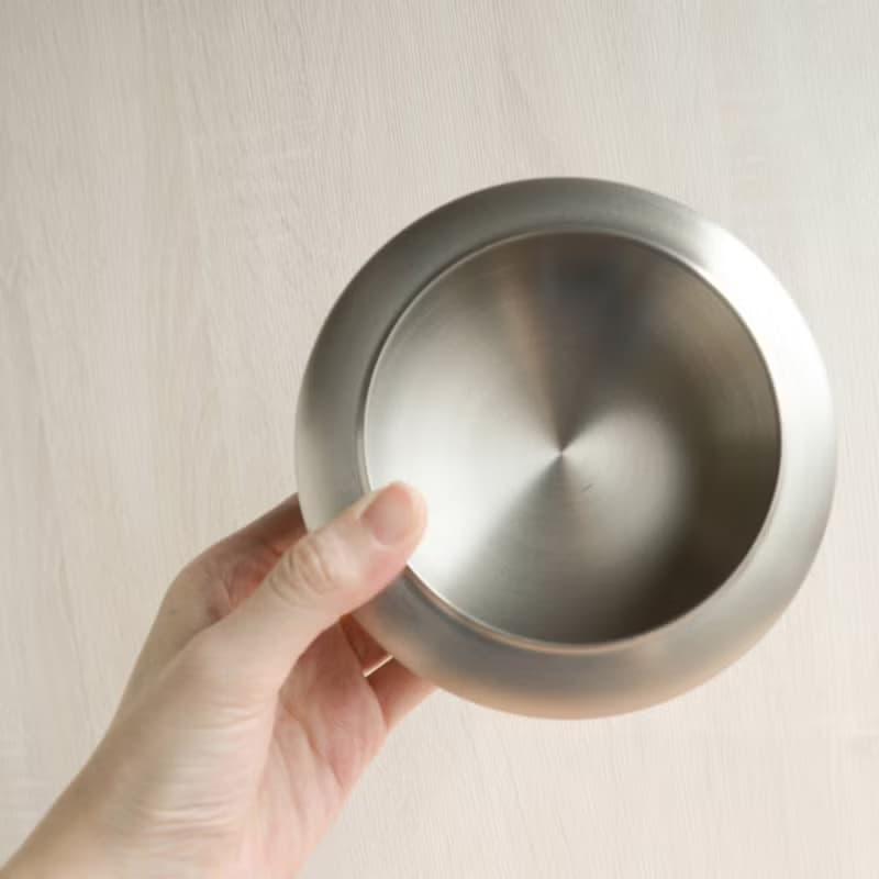 【惜物特惠-福利品】純鈦雙層 精品鈦碗 鈦缽 400ml