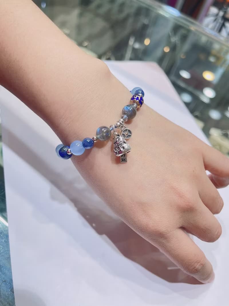 寶麗金珠寶-天然水晶捕夢網手鍊