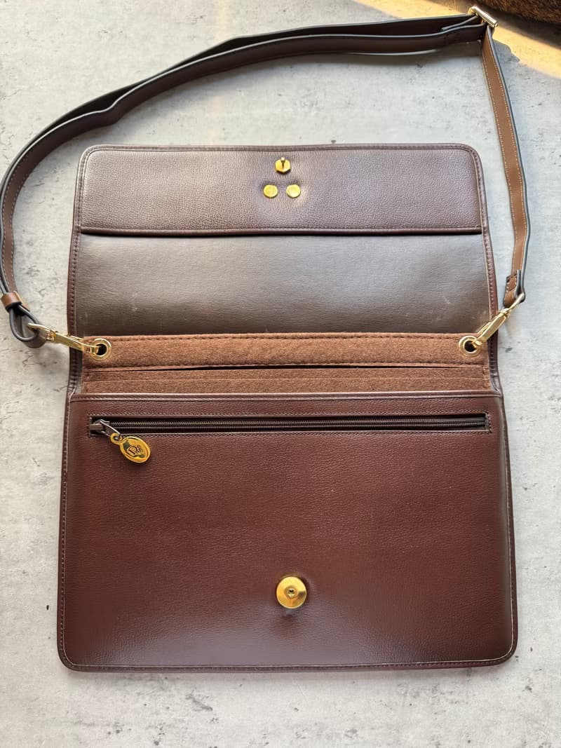 中古正品 Christian Dior 真皮手拿包 腋下包 斜背包 男女適合