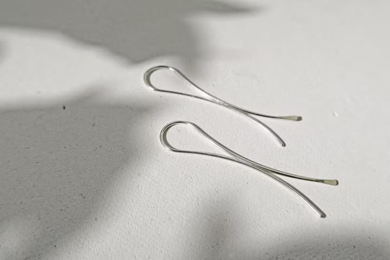 925純銀 小魚粼粼 輕耳飾 耳環 (一對)