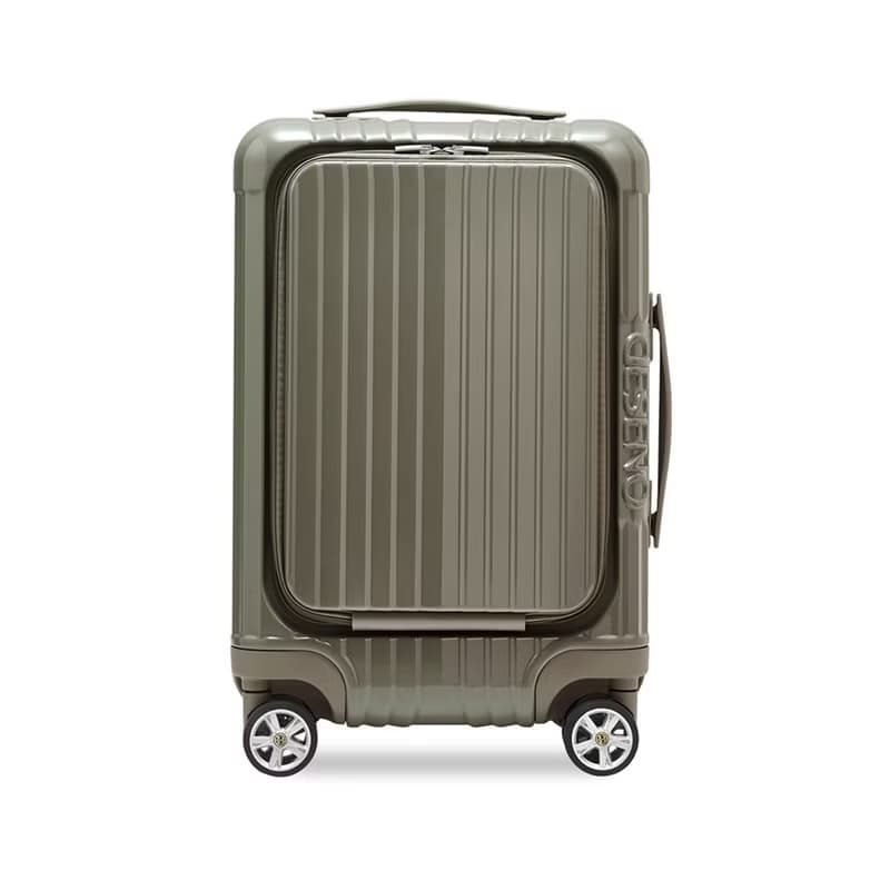 【Deseno笛森諾】尊爵傳奇V 20吋前開式拉鍊行李箱-平原灰