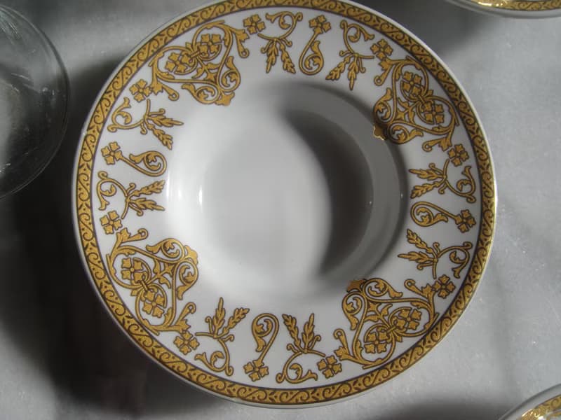 【老時光 OLD-TIME】早期二手土耳其玻璃茶具組(6杯6盤為一組)