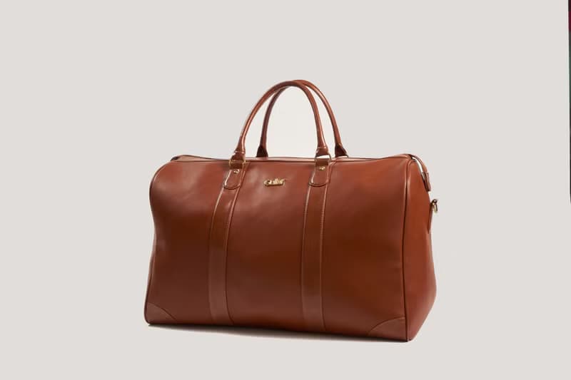 防潑水 Vegan Weekender Bag 素皮革手工旅行包