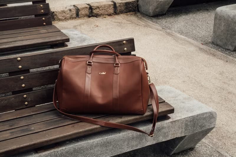 防潑水 Vegan Weekender Bag 素皮革手工旅行包
