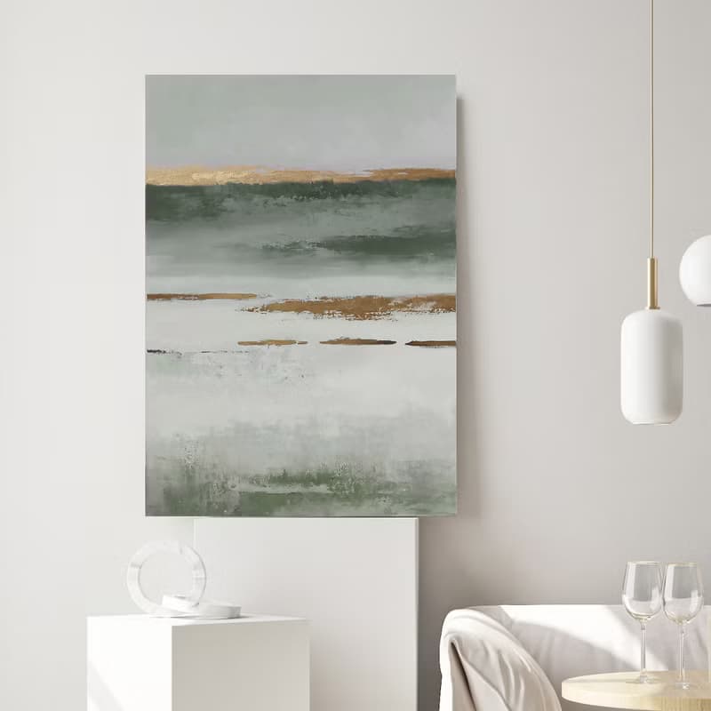 Sage Green Wall Art |Sage Green Abstract |Sage Green Wall Art |Olive Placidity 2