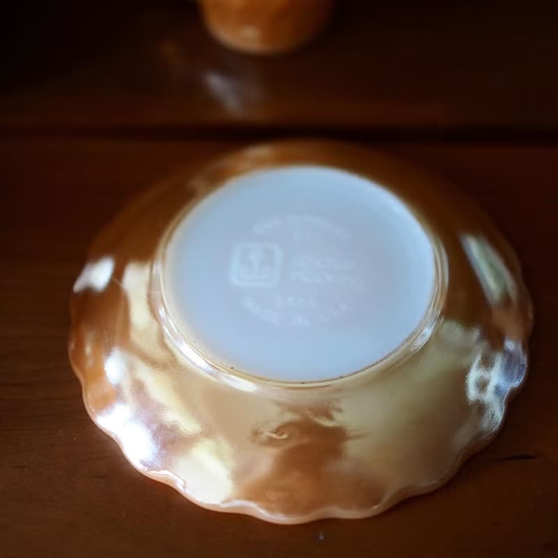 美國 Anchor Hocking Fire King 復古 咖啡杯碟組