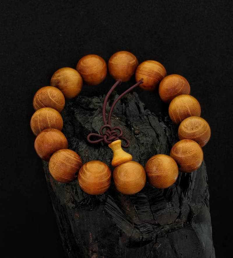 入門級黃金檀木珠 15mm 手鍊