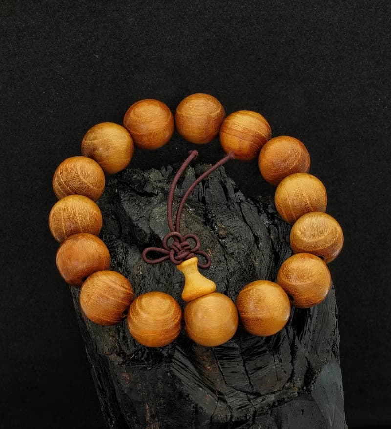 入門級黃金檀木珠 15mm 手鍊