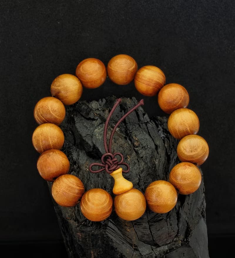 入門級黃金檀木珠 15mm 手鍊