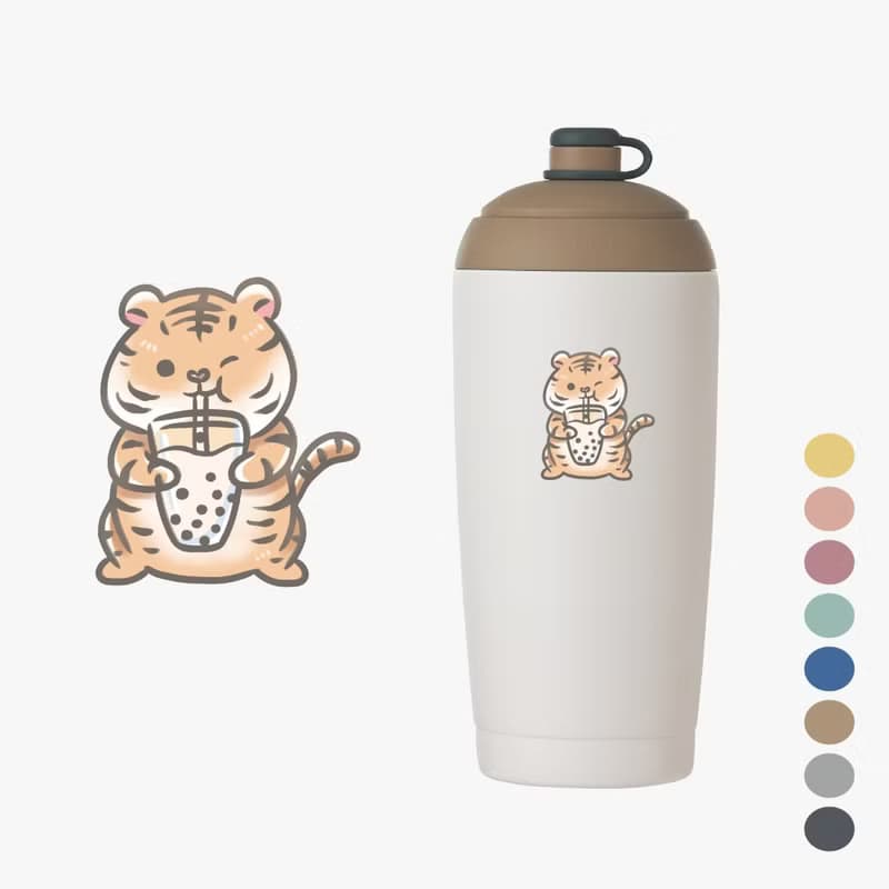 YCCT速吸杯2代550ml - 大象 -啵一下就能喝的環保咖啡杯/保冰保溫
