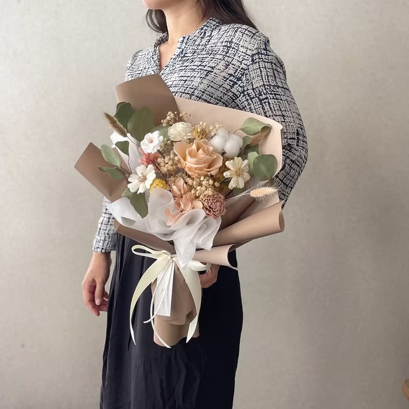 【艸弄Garden Lane Floral】蜜糖橘/情人節花禮/公證小花束