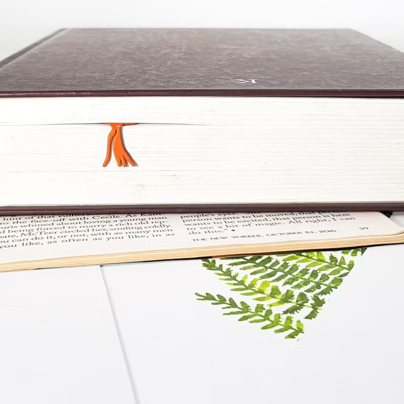 維他命閱讀 胡蘿蔔造型金屬書籤