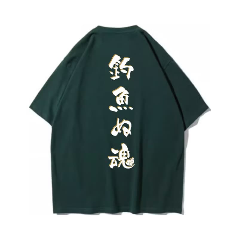 TSURI SPIRITS 釣魚ぬ魂 中性短袖T恤 8色男女同款 釣魚俱樂部