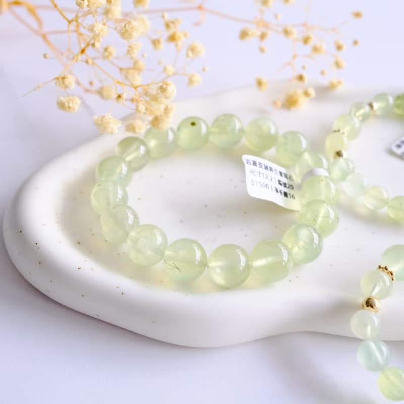 AmeliaJewelry丨吉夏安居丨INFP高品葡萄石原創設計手鍊