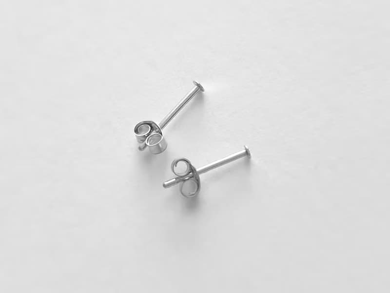 1 mm 超迷你耳環 養耳棒 軟骨 耳骨 第二耳洞 SV925/14KGF