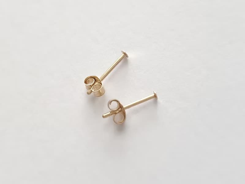 1 mm 超迷你耳環 養耳棒 軟骨 耳骨 第二耳洞 SV925/14KGF