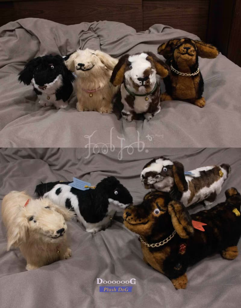 【長狗DooooooG 】奶油臘腸玩偶/臘腸狗/臘腸娃娃/情人節禮物