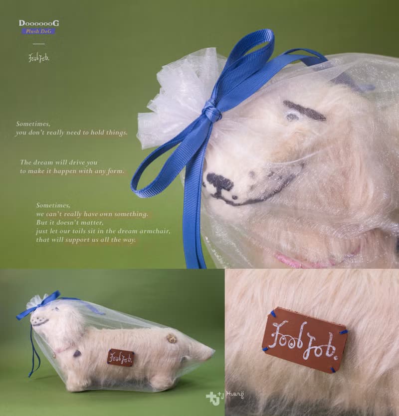 【長狗DooooooG 】奶油臘腸玩偶/臘腸狗/臘腸娃娃/情人節禮物