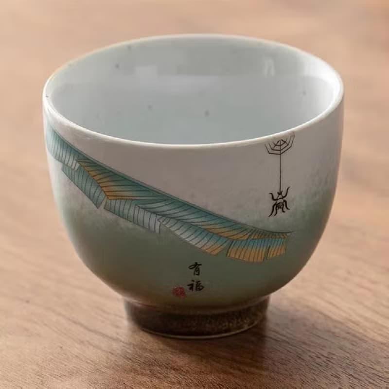 福祿壽喜財 | 主人杯 陶瓷功夫茶杯5件套 新年春節禮物 禮盒裝