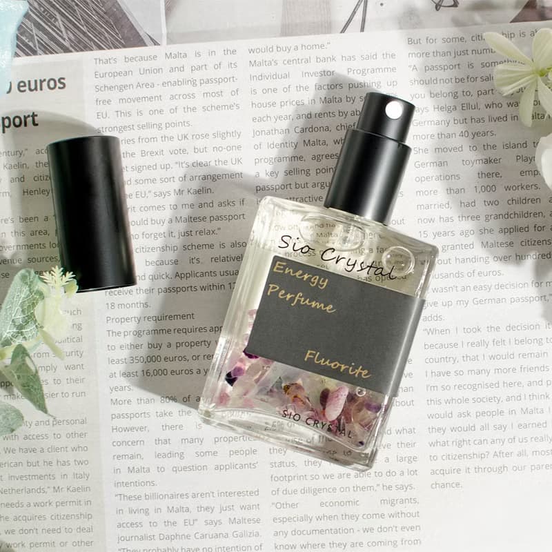 天然水晶能量香水-【彩螢石】阿波羅