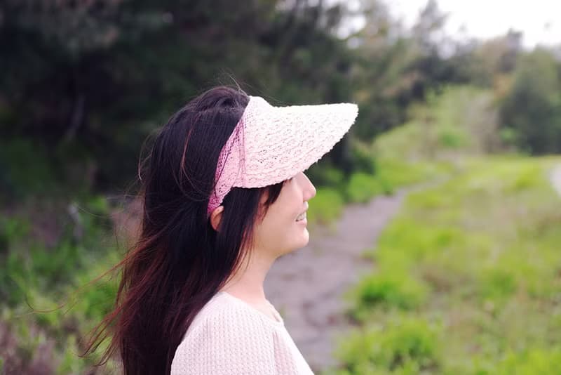 Unni唯美空頂帽-編織帽 空頂帽 帽子 登山帽 蕾絲帽 stra
