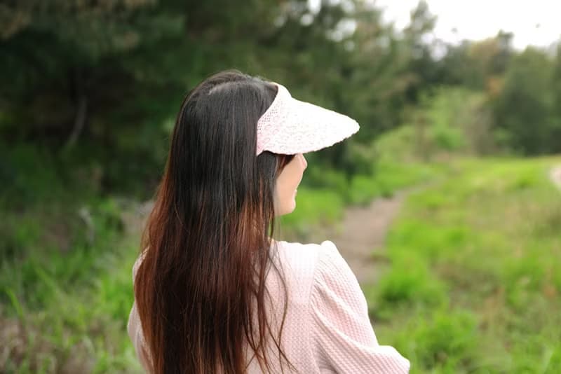 Unni唯美空頂帽-編織帽 空頂帽 帽子 登山帽 蕾絲帽 stra