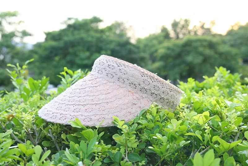 Unni唯美空頂帽-編織帽 空頂帽 帽子 登山帽 蕾絲帽 stra