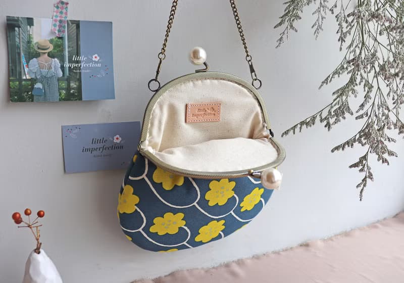 -月曜流星- 經典口金包 口金包 側背包 隨身包