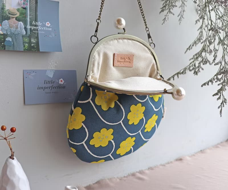 -月曜流星- 經典口金包 口金包 側背包 隨身包