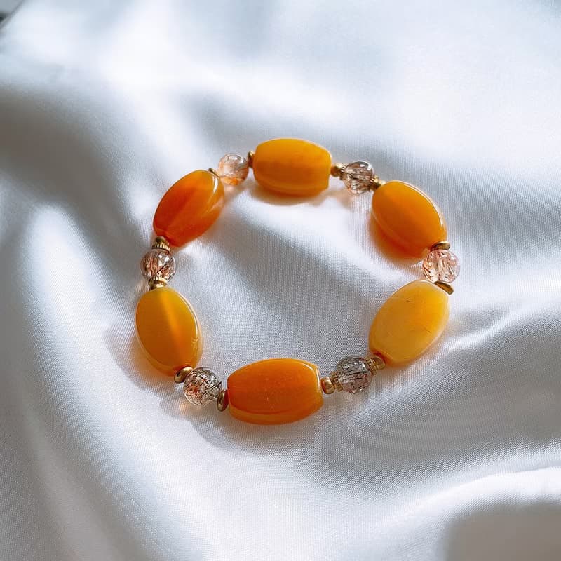 荒漠高砂 │ 黑金超七 波斯瑪瑙 銅 手鍊【招財聚寶】