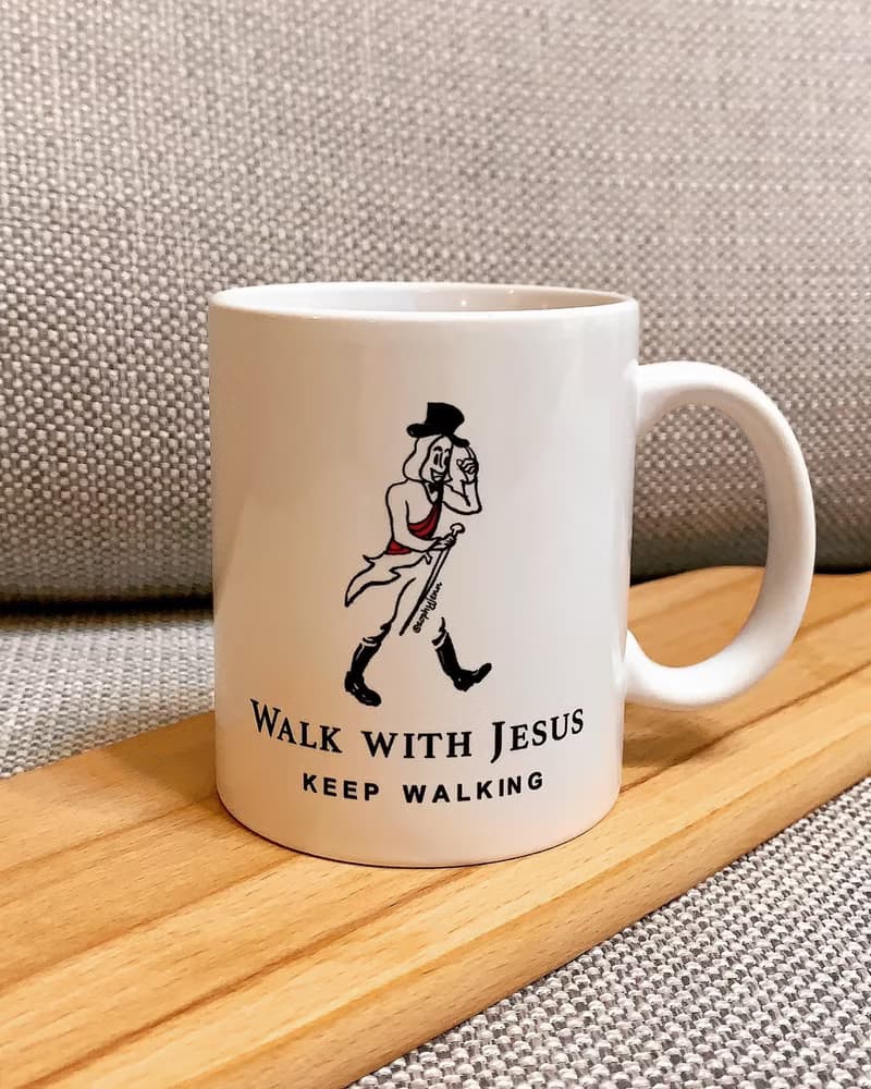 約翰走路 Johnnie Walker 馬克杯 手繪插畫風格 原創Q版 咖啡杯