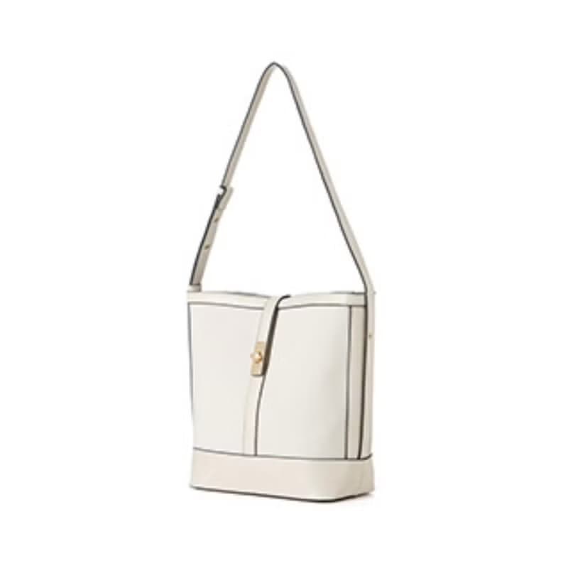 韓國KIMMY BAG | 帆布/象牙白色 | 大容量 手袋 單肩包 水桶包