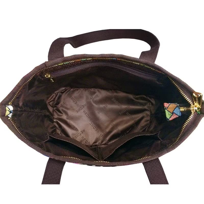 肩背托特包  中容量 / 防潑水 平織緹花 紳士法鬥