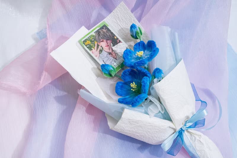 獵人小姐的婚約 星辰之戀 主題概念手作毛根花束贈1ml Evol試香瓶