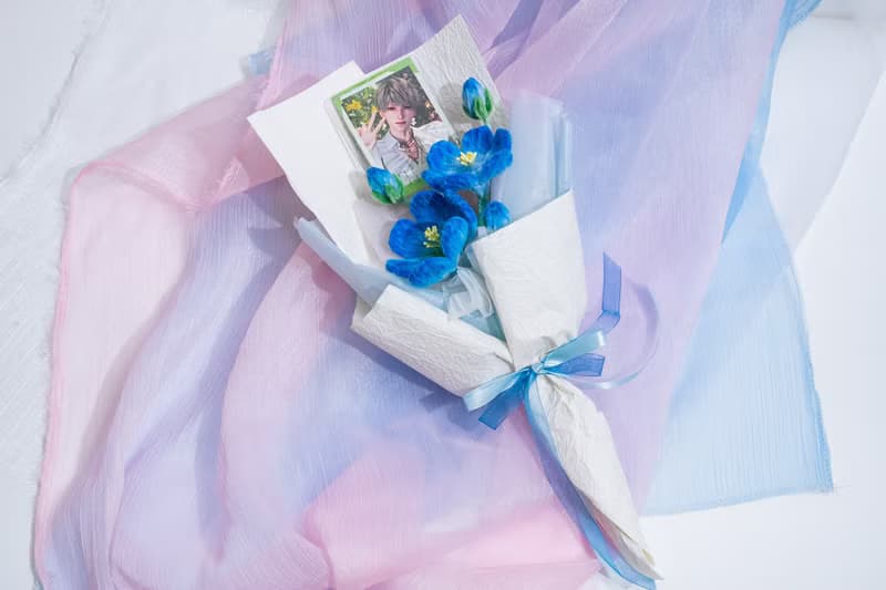 獵人小姐的婚約 星辰之戀 主題概念手作毛根花束贈1ml Evol試香瓶