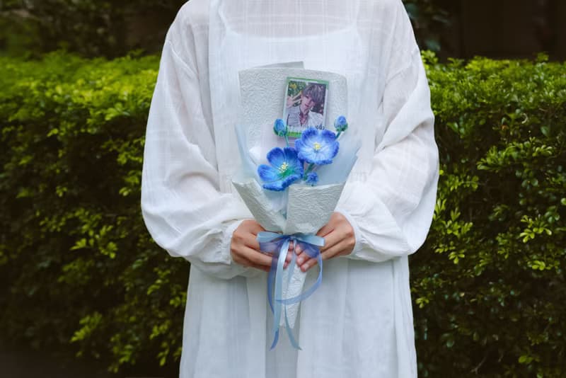 獵人小姐的婚約 星辰之戀 主題概念手作毛根花束贈1ml Evol試香瓶