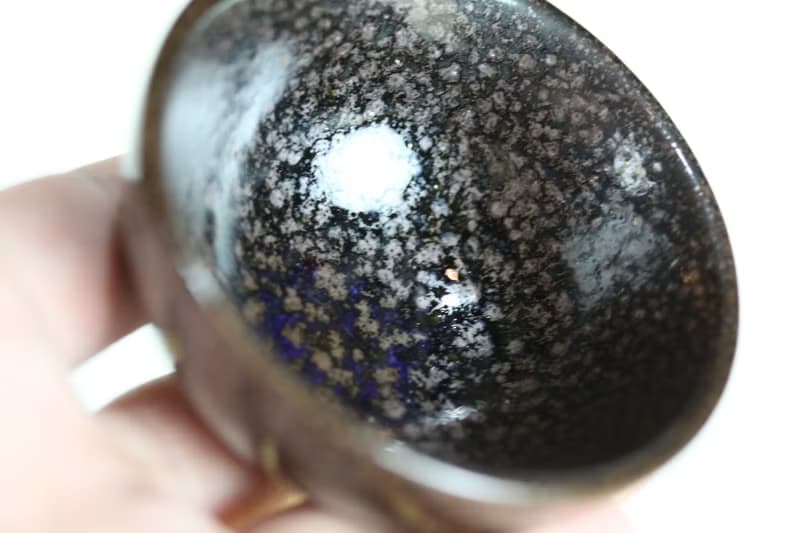 【母親節禮物】60ml 油滴 天目釉 圓滿茶杯 鶯歌名家葉敏祥作品