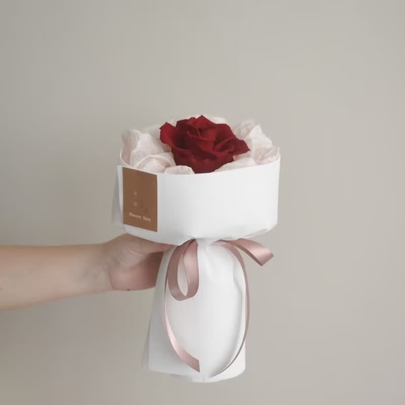/單朵玫瑰浪漫花束(大)/七夕 求婚 生日 教師節 畢業 慶生 聖誕