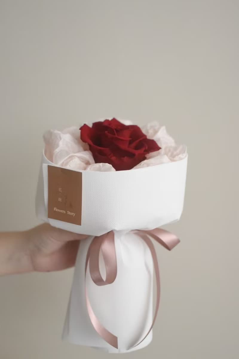 /單朵玫瑰浪漫花束(大)/七夕 求婚 生日 教師節 畢業 慶生 聖誕