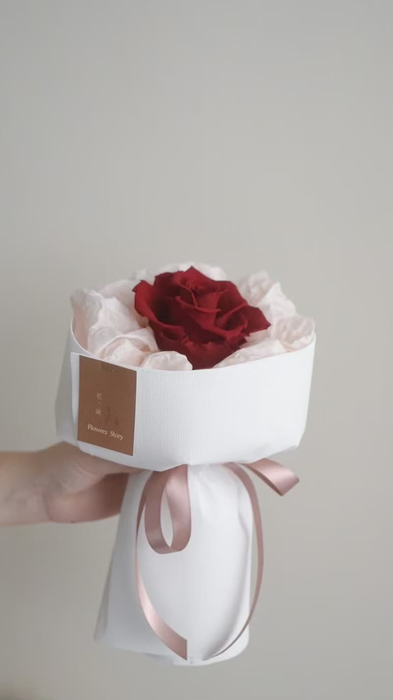 /單朵玫瑰浪漫花束(大)/七夕 求婚 生日 教師節 畢業 慶生 聖誕