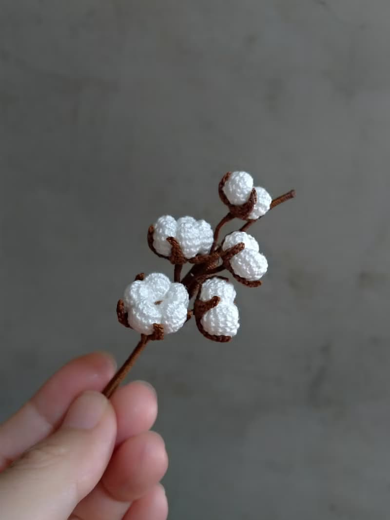 棉花鉤織別針