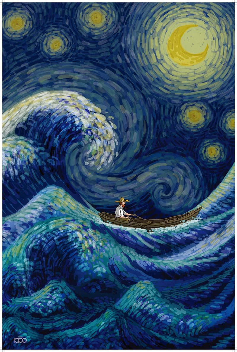 星夜波濤 1000片拼圖