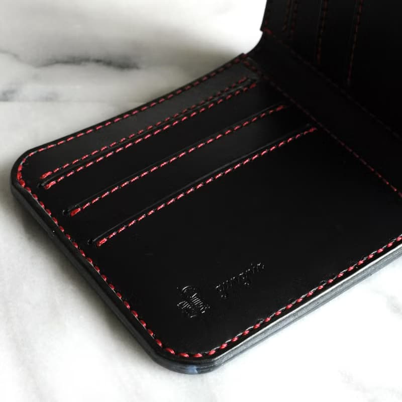 シンプルな折財布A　No.3　ブッテーロ