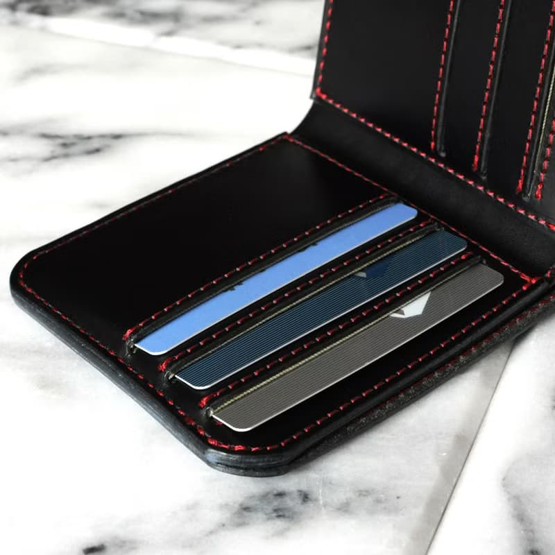 シンプルな折財布A　No.3　ブッテーロ