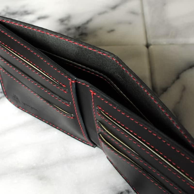 シンプルな折財布A　No.3　ブッテーロ