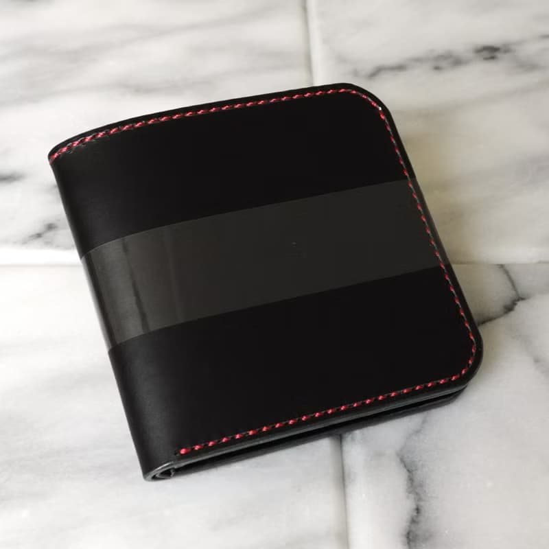 シンプルな折財布A　No.3　ブッテーロ