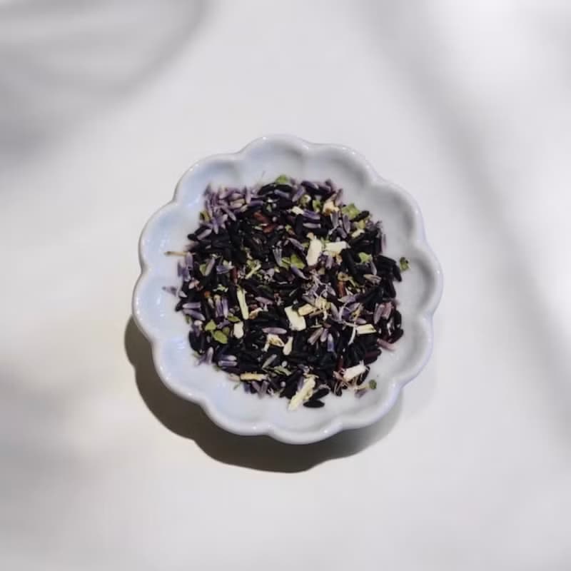 【 尋夢 紫米薰衣草茶包 】無咖啡因溫潤花草茶包(8包) 真空鎖味