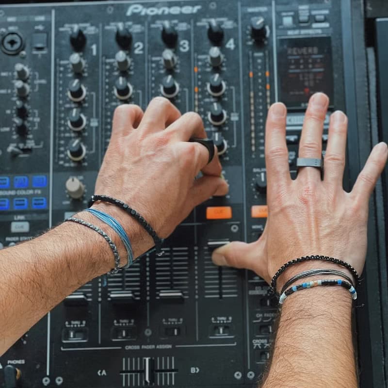 Pura Vida 美國手工 ALPINE BLUE 高山深藍 基本款可調式衝浪手環