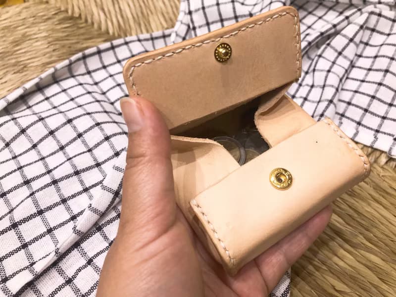 小狐狸系列 真皮手刻零錢包-守護